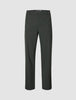 Ease Pants Regular Northern Pine: mørkegrønne bukser med lige ben, 360°-stretch, knaplukning og bæltestropper.