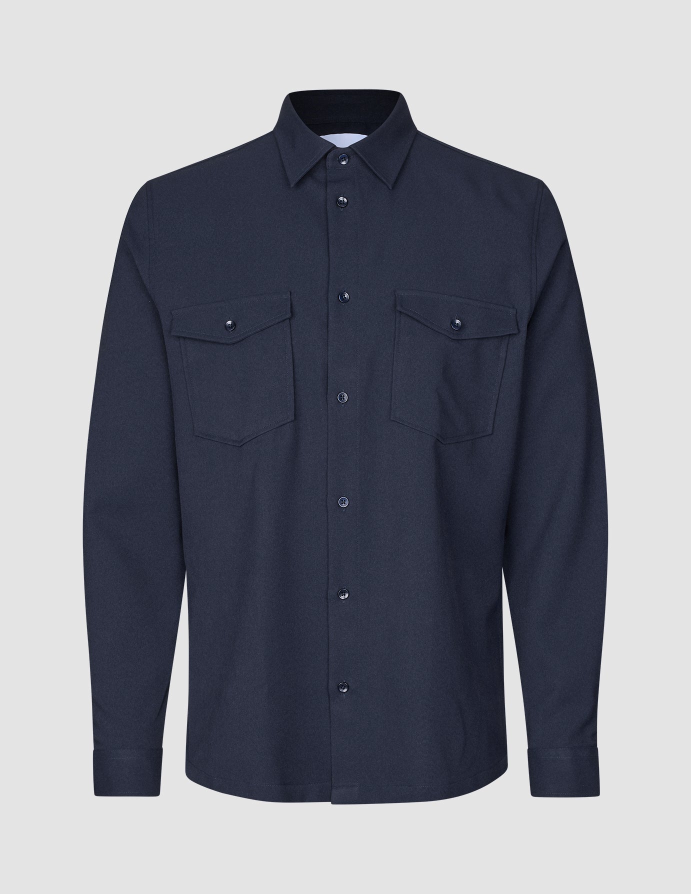 Effortless Overshirt Dark Navy