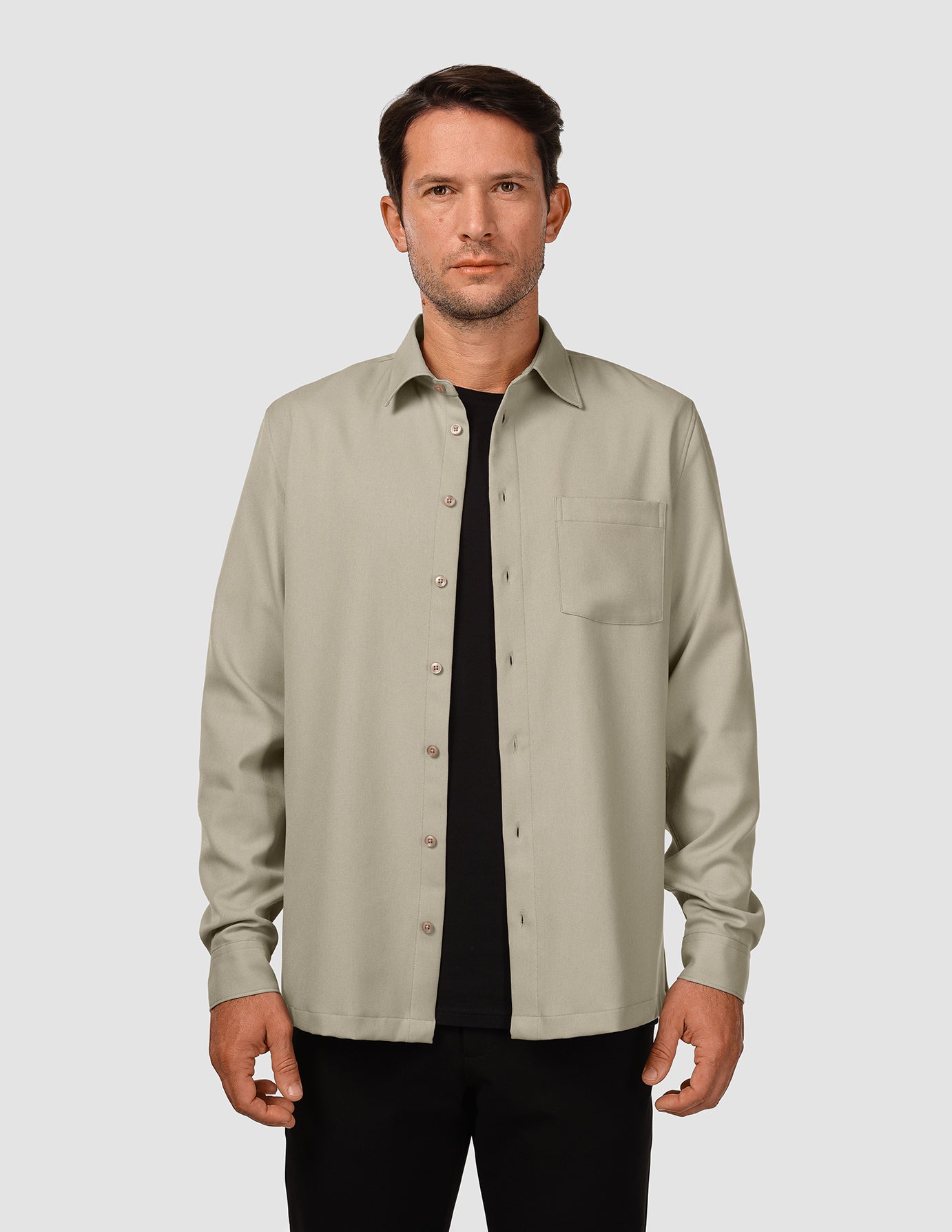 Effortless Shirt Stone Beige