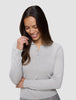 Women's Elevated Knit Polo Cold Beige Melange