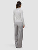 Women's Elevated Knit Polo Cold Beige Melange