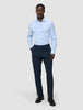 Elevated Shirt Light Blue Stripe Thin Slim