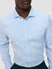 Elevated Shirt Light Blue Stripe Thin Slim