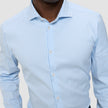 Elevated Shirt Light Blue Stripe Thin Slim