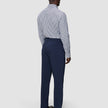 Elevated Shirt Navy Stripe Thin Regular