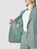 Essential Blazer Calm Green Melange