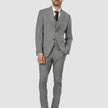 Essential Blazer Slim Dark Grey Melange