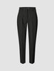Essential Pants Tapered Black Silver Pinstripe