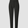 Essential Pants Tapered Black Silver Pinstripe