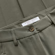 Essential Pants Straight Dark Olive