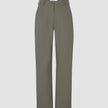 Essential Pants Straight Dark Olive