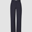 Essential Pants Straight Navy Pinstripe