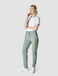 Essential Pants Tapered Calm Green Melange