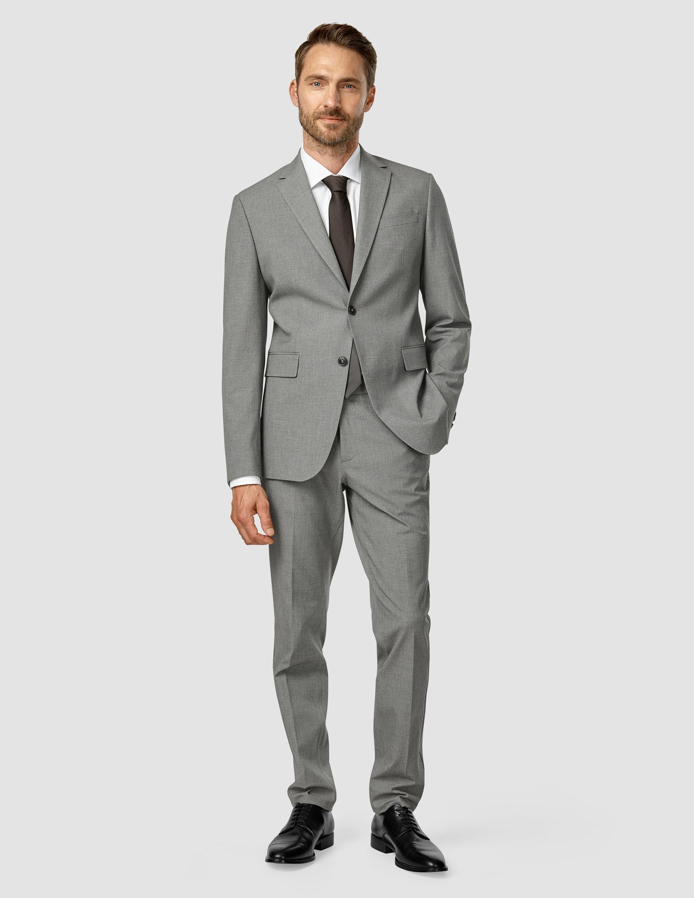 Essential Suit Pants Regular Cloud Grey