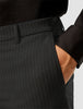 Essential Suit Pants Slim Asphalt Pinstripe