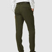 Essential Suit Pants Slim Moss Green Pinstripe