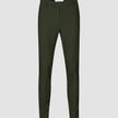 Essential Suit Pants Slim Moss Green Pinstripe