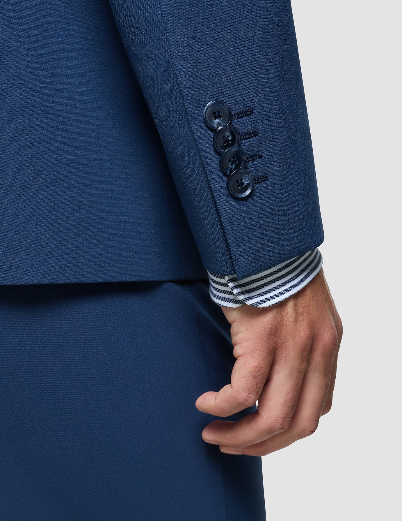 Essential Blazer Slim Marine Blue