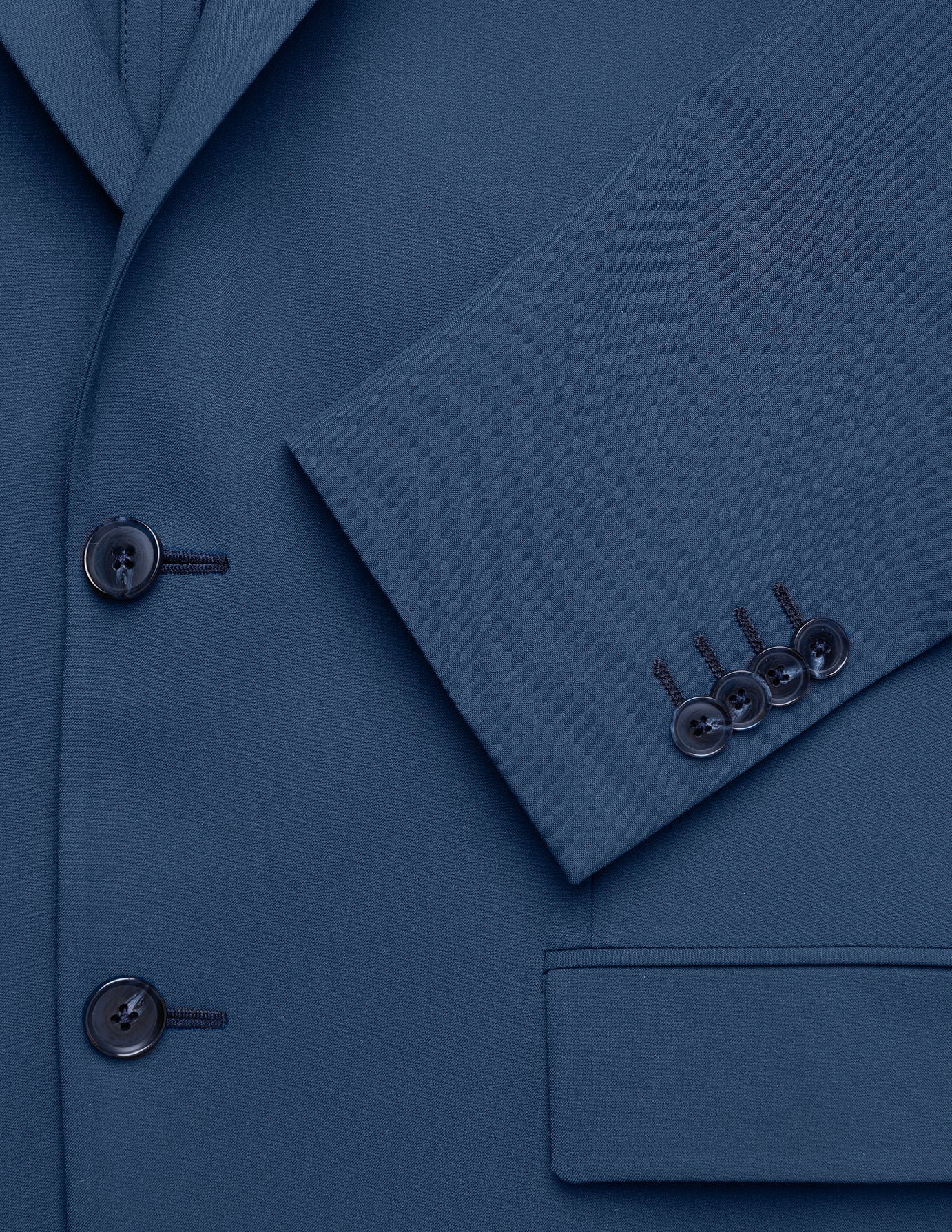 Essential Blazer Slim Marine Blue