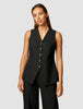 Essential Vest Long Black