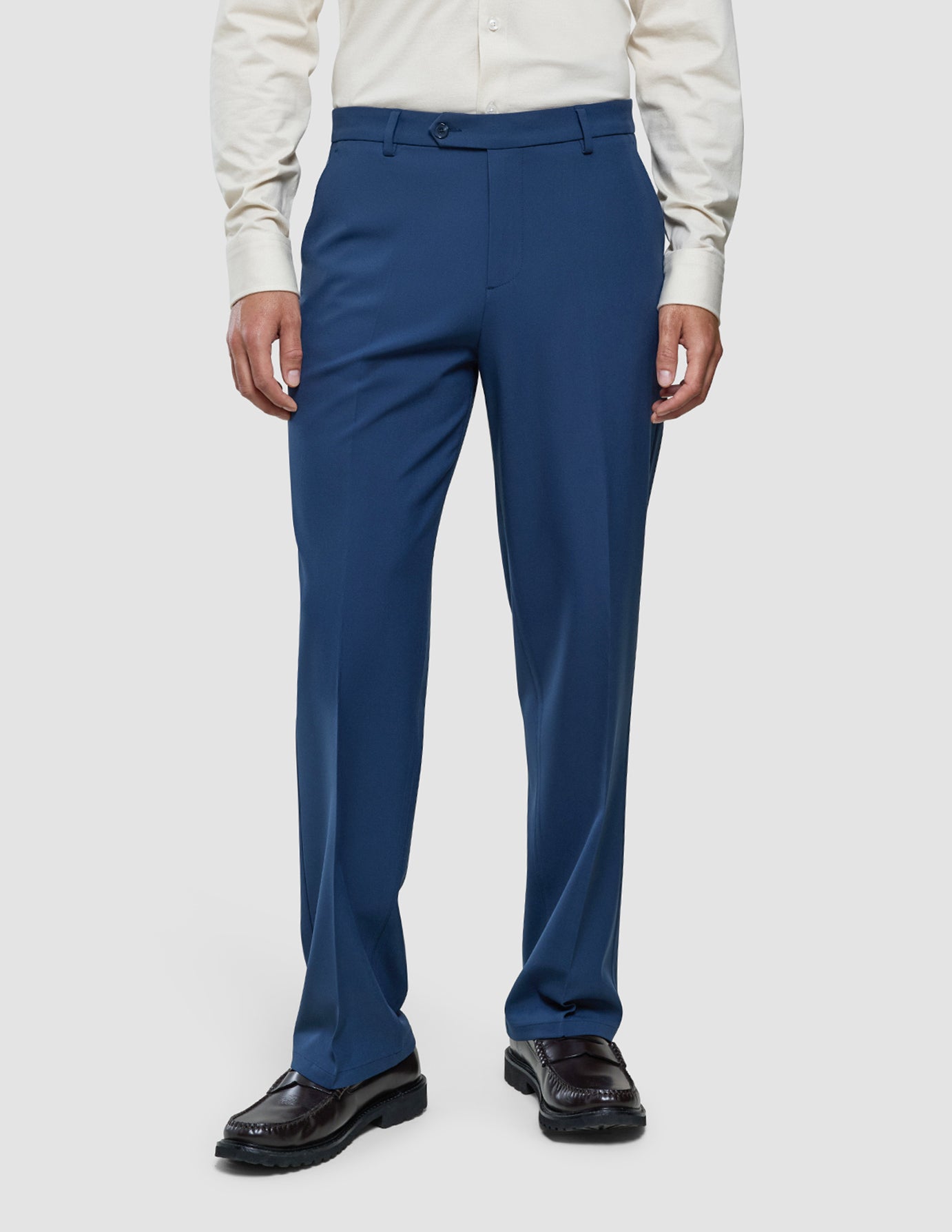 Essential Suit Pants Relaxed Fit Marine Blue