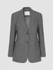 Essential Blazer Dark Grey Melange