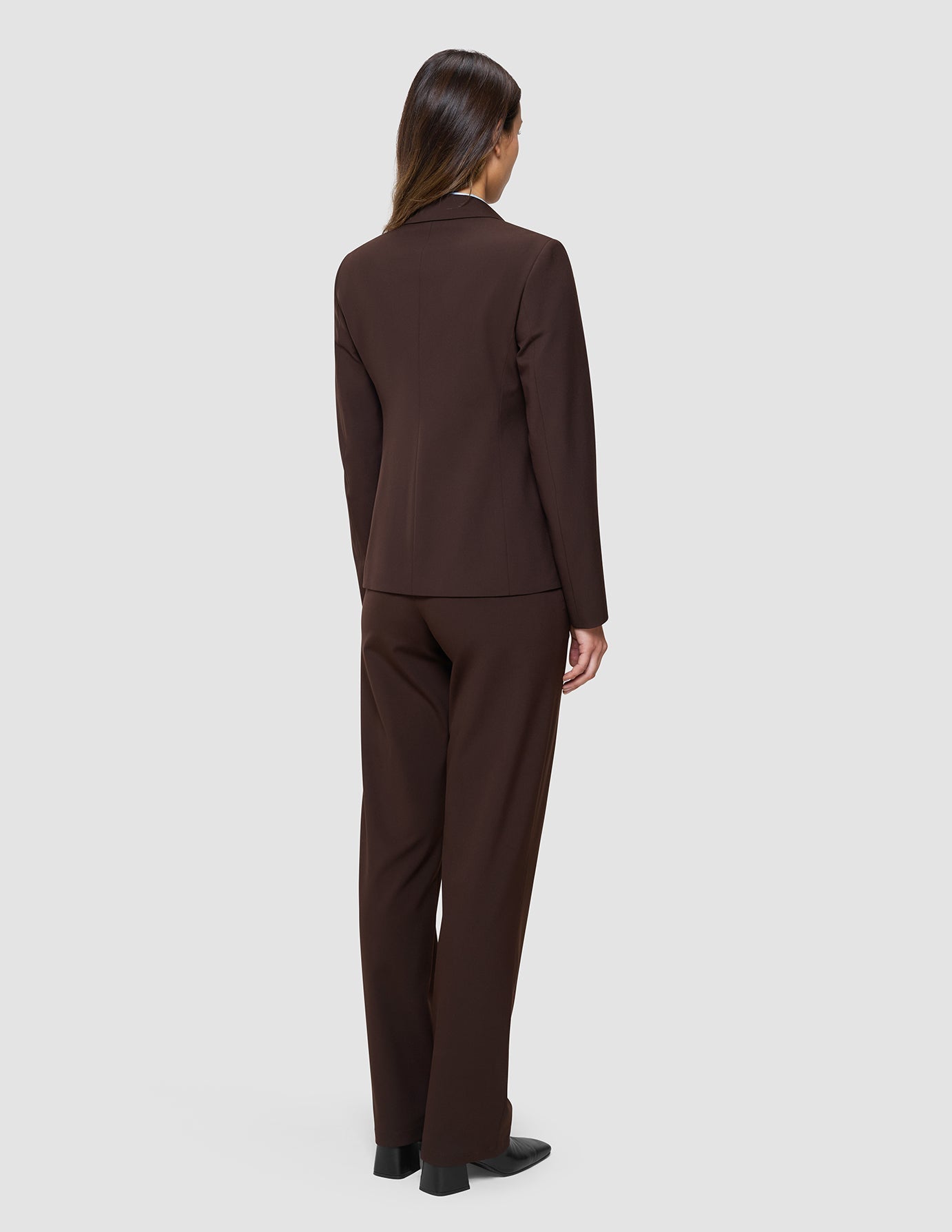 Essential Suit Straight Espresso