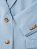 Essential Blazer Sky Blue Melange