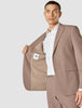 Essential Blazer Dusty Lilac Melange Slim
