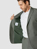 Essential Blazer Regular Green Melange