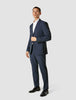 Essential Blazer Navy Melange Slim