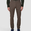 Essential Pants Slim Saddle Brown Melange