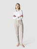 Essential Pants Tapered Cream Latte