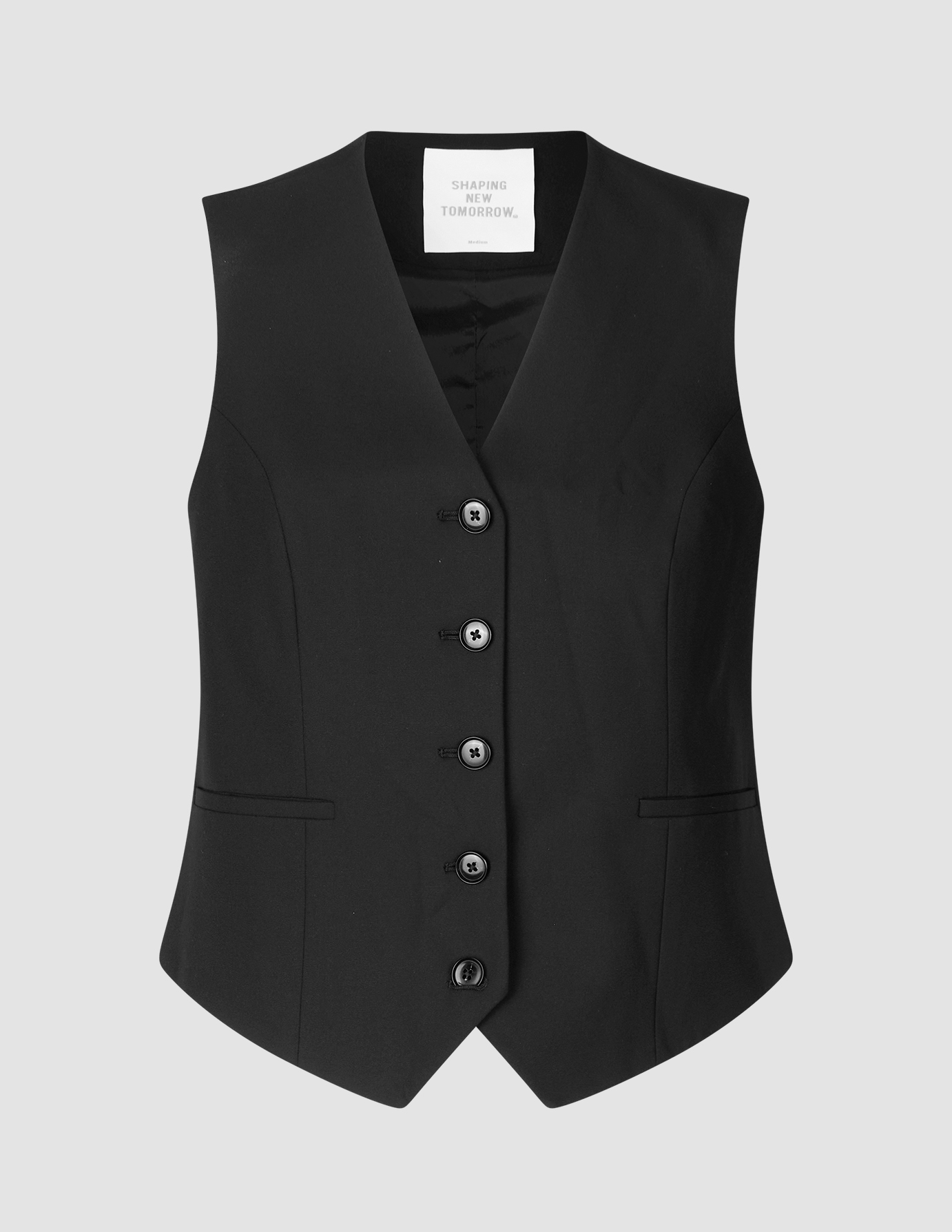 Essential Vest Short Black