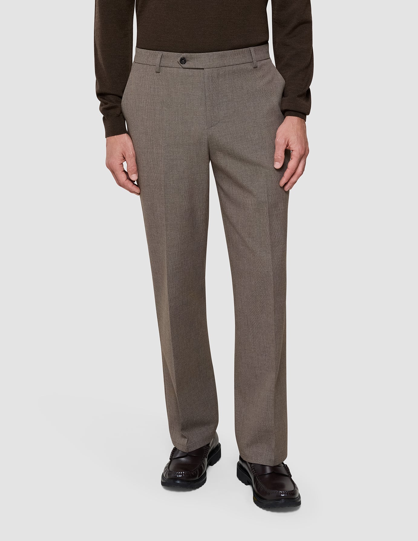 Essential Suit Pants Relaxed Fit Almond