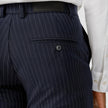 Essential Suit Pants Slim Navy Pinstripe