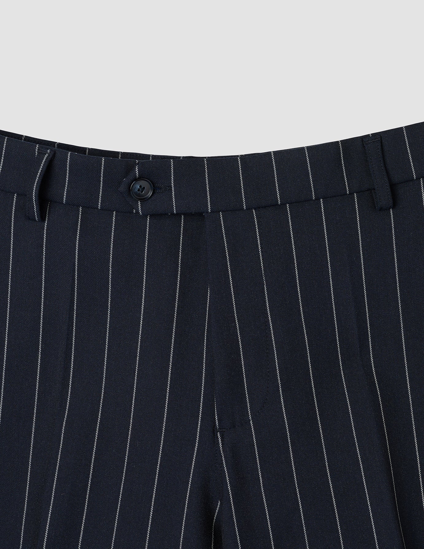 Essential Suit Pants Slim Navy Stripes