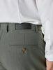 Essential Suit Pants Regular Green Melange