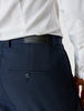 Essential Suit Pants Slim Navy Melange