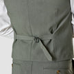 Essential Vest Green Melange