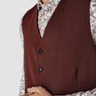 Essential Vest Mahogany