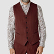 Essential Vest Mahogany