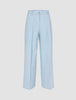 Essential Pants Wide Sky Blue Melange