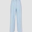 Essential Pants Wide Sky Blue Melange