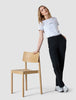 Essential Pants Straight Black