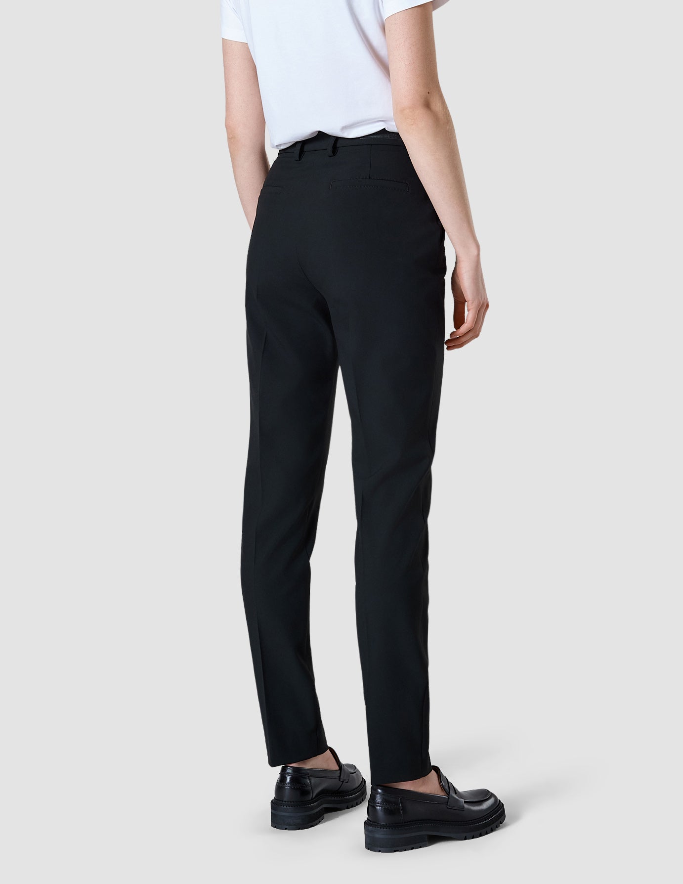 Women Tapered Essential Pants Black SHAPING NEW TOMORROW women-tapered-essential-pants-black-shaping-new-tomorrow