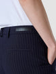 Essential Pants Tapered Navy Pinstriped