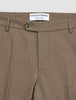 Essential Suit Pants Slim Saddle Brown Melange