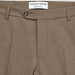 Essential Suit Pants Slim Saddle Brown Melange