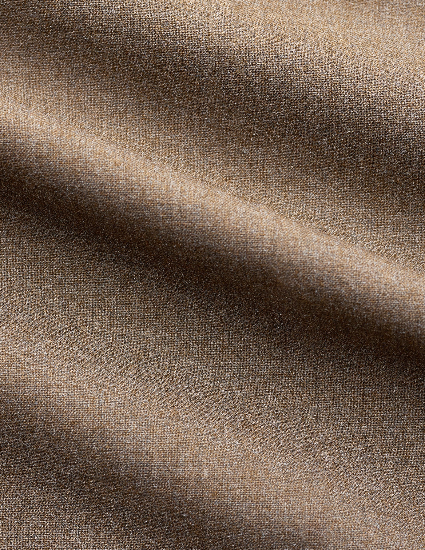 Essential Suit Pants Relaxed Fit Saddle Brown Melange